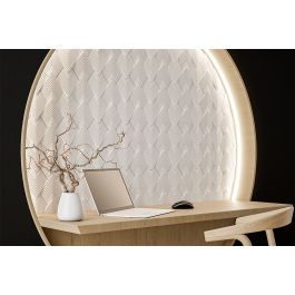 Panou decorativ, interior, alb, 3D Navaro