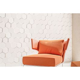 Panou decorativ, interior, alb, 3D Sesto