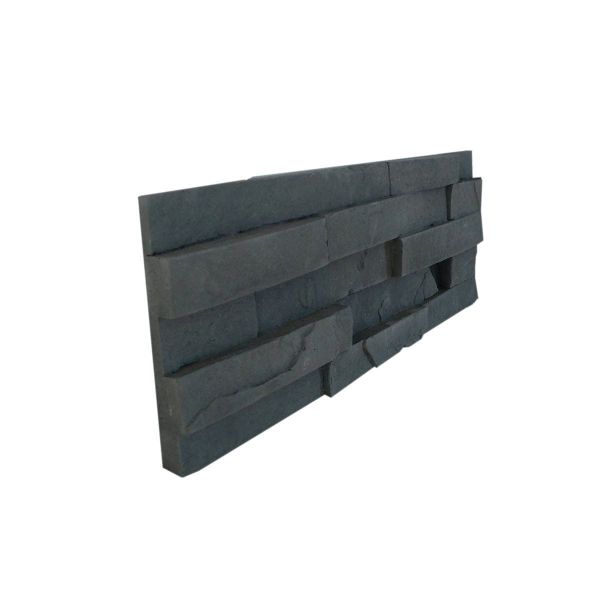 Mostră piatră decorativă, exterior / interior, negru, Ural Black