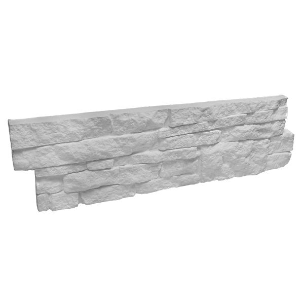 Mostră piatră decorativă, interior, alb, Chamonix White