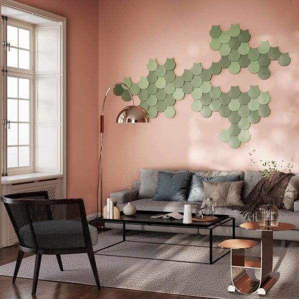 Panou decorativ, interior, alb, 3D Lynx