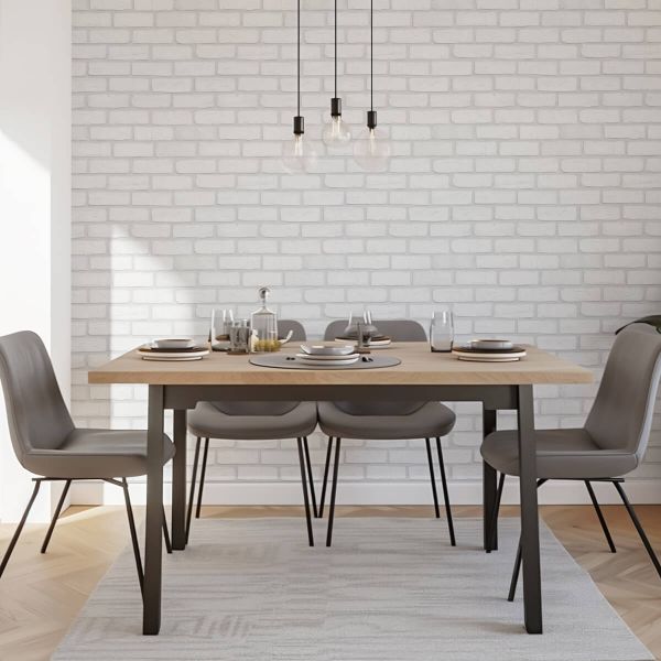 Cărămidă decorativă, interior, alb, Manhattan