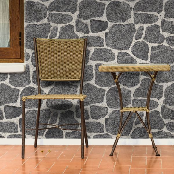 Piatră decorativă, exterior / interior, negru, New Valois Grey