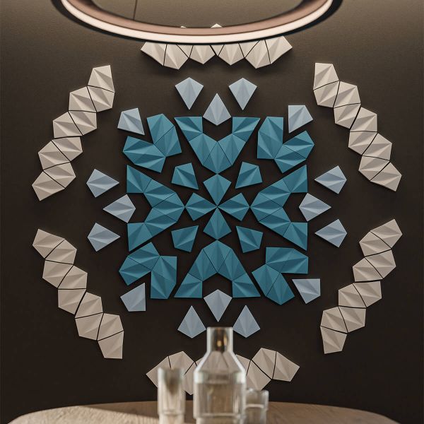 Panou decorativ, interior, 3D Skyfall 50's