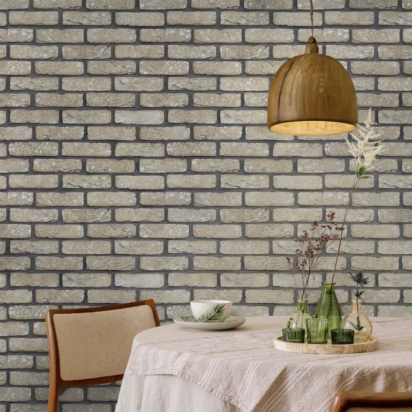 Cărămidă decorativă, exterior / interior, gri, Vella Olive