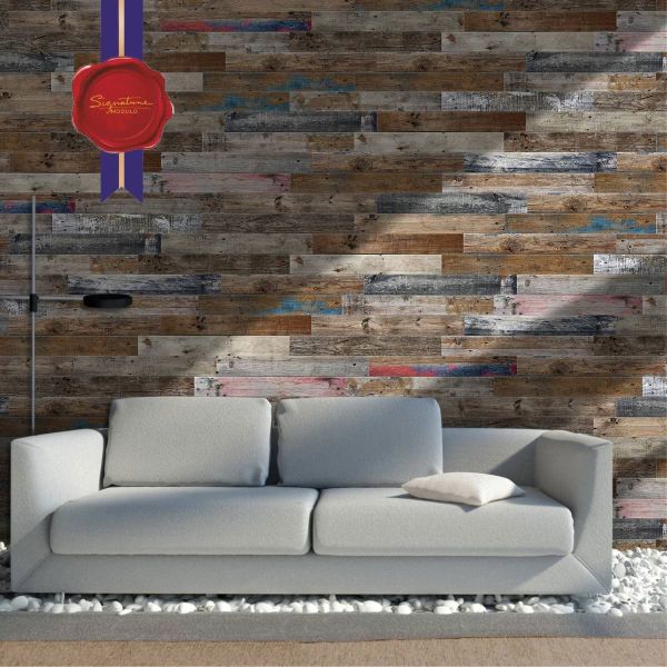 Piatră decorativă, aspect lemn, exterior / interior, multicolor, Woodie Old Barn