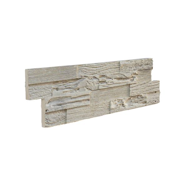 Mostră piatră decorativă, aspect lemn, exterior / interior, gri, Woodyteck Cottage Grey