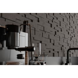 Piatră decorativă, exterior / interior, negru, Cascade Anthracite