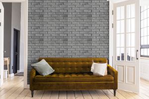 Cărămidă decorativă, interior, gri, Aria Grey