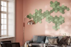 Panou decorativ, interior, alb, 3D Lynx