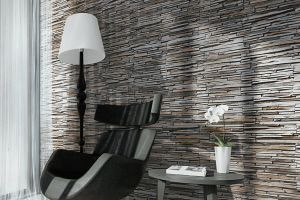 Piatră decorativă, exterior / interior, negru, Sienna Grey Desert