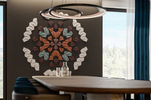 Panou decorativ, interior, 3D Skyfall 30's