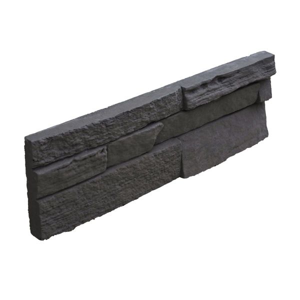 Mostră piatră decorativă, exterior / interior, negru, Fresco Dark Grey