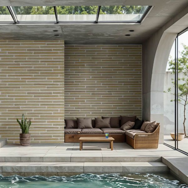 Cărămidă decorativă, exterior / interior, bej, Hugo Beige