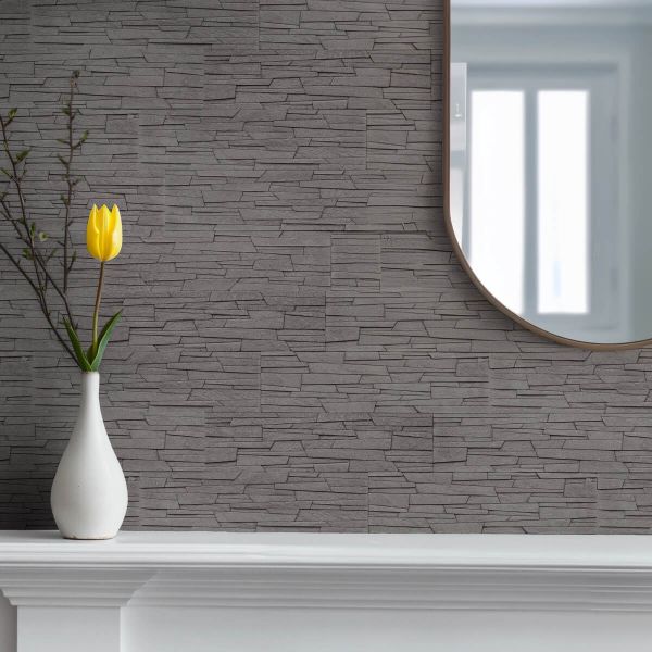 Piatră decorativă, exterior / interior, negru, Impuls Graphite