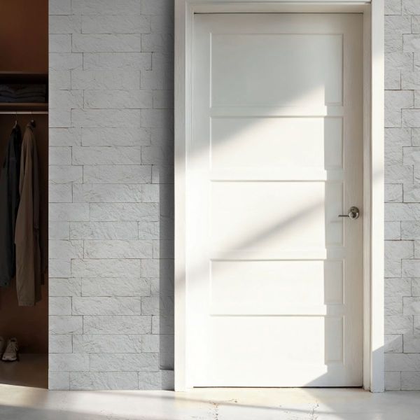 Piatră decorativă, exterior / interior, alb, Nomad Light