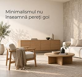 Minimalismul nu înseamnă pereți goi: de ce confundăm simplitatea cu austeritatea